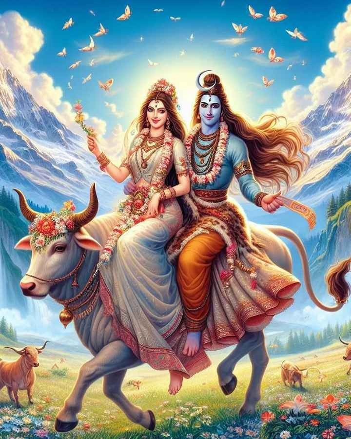 Ganga and Lord Shiva wallpaper 1