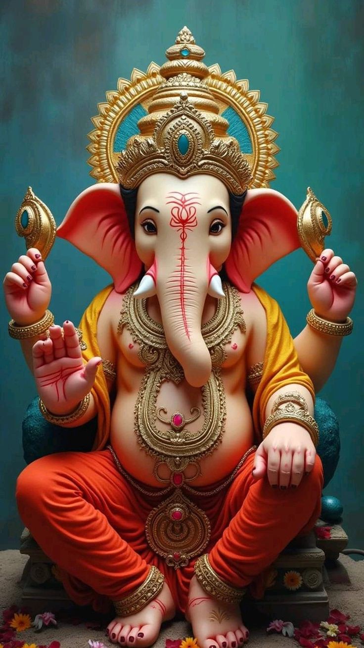 Ganpati decorative wallpaper