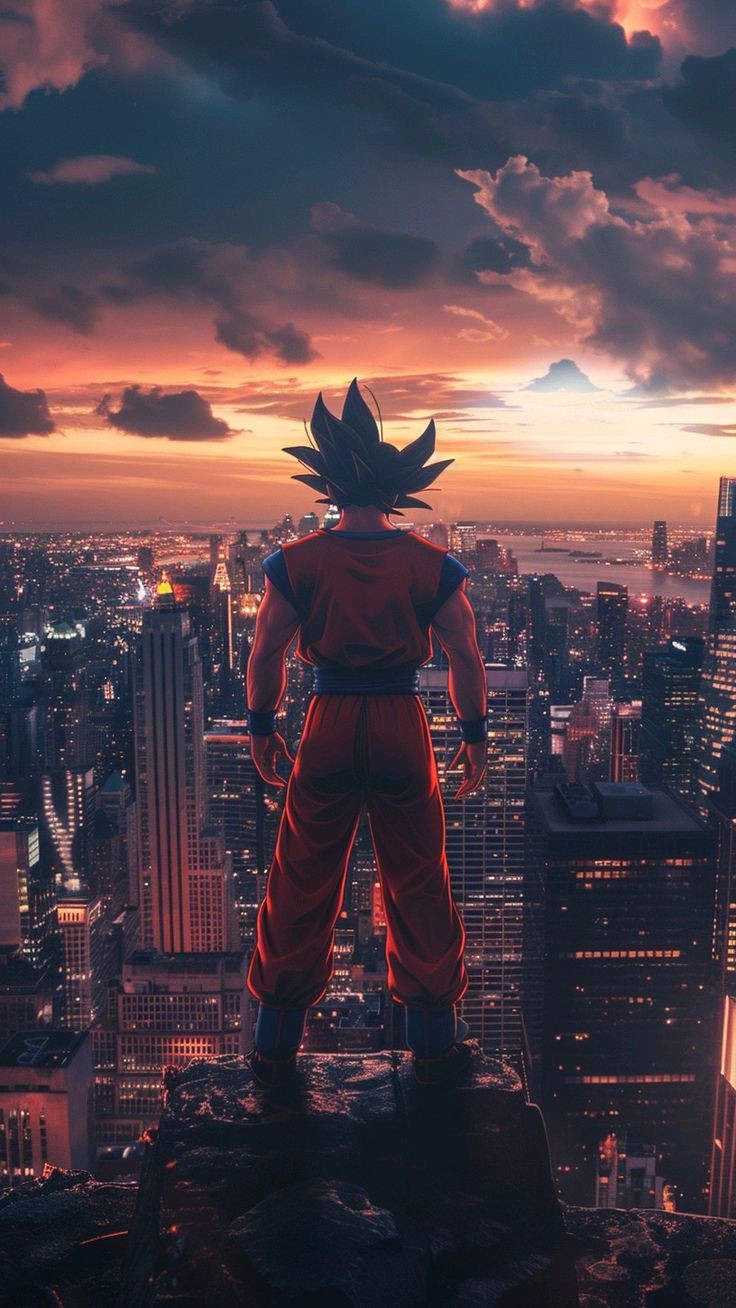 Goku anime art wallpaper Goku anime art wallpaper