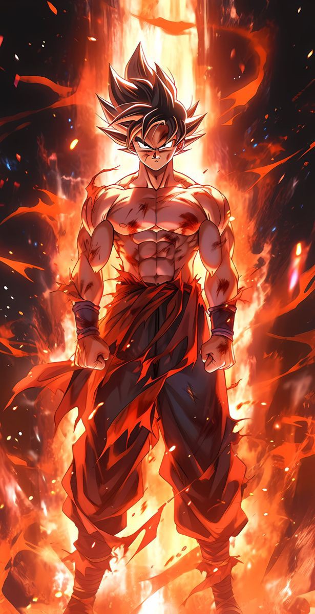 Goku anime art wallpaper 1 Goku anime art wallpaper 1