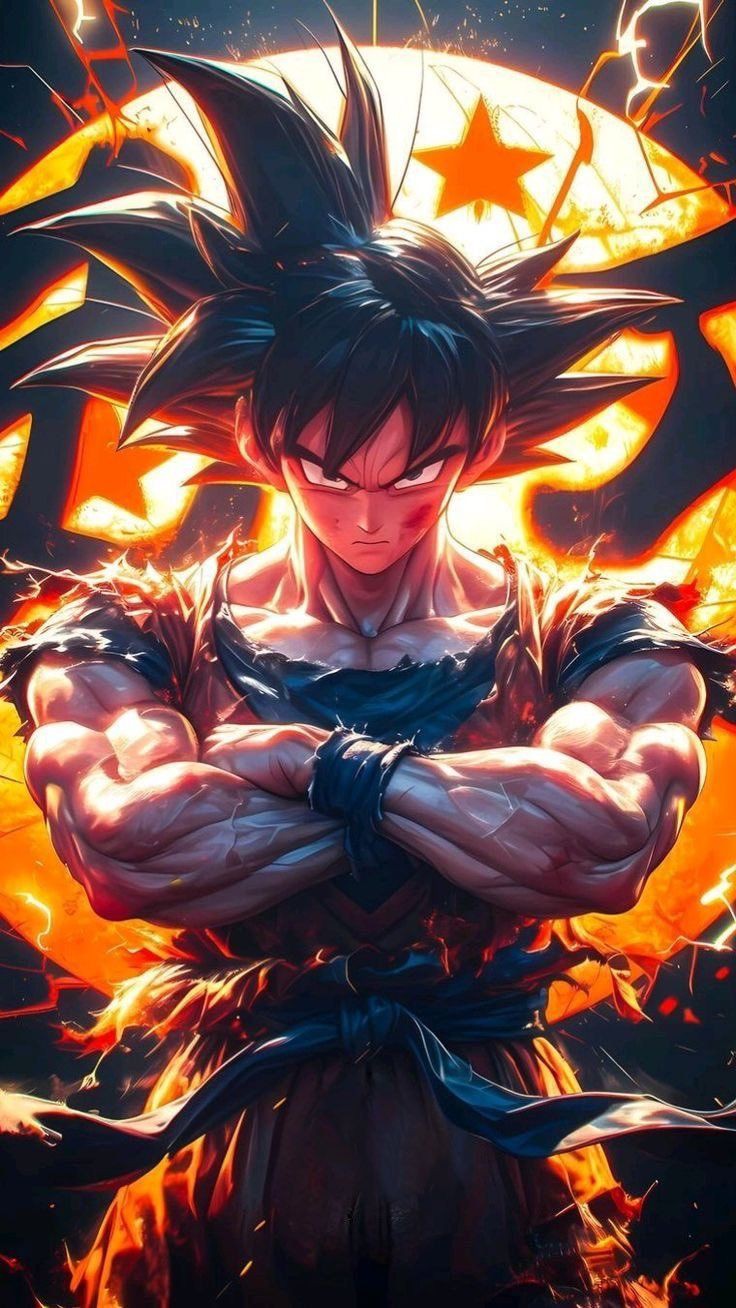 Goku fan art wallpaper Goku fan art wallpaper