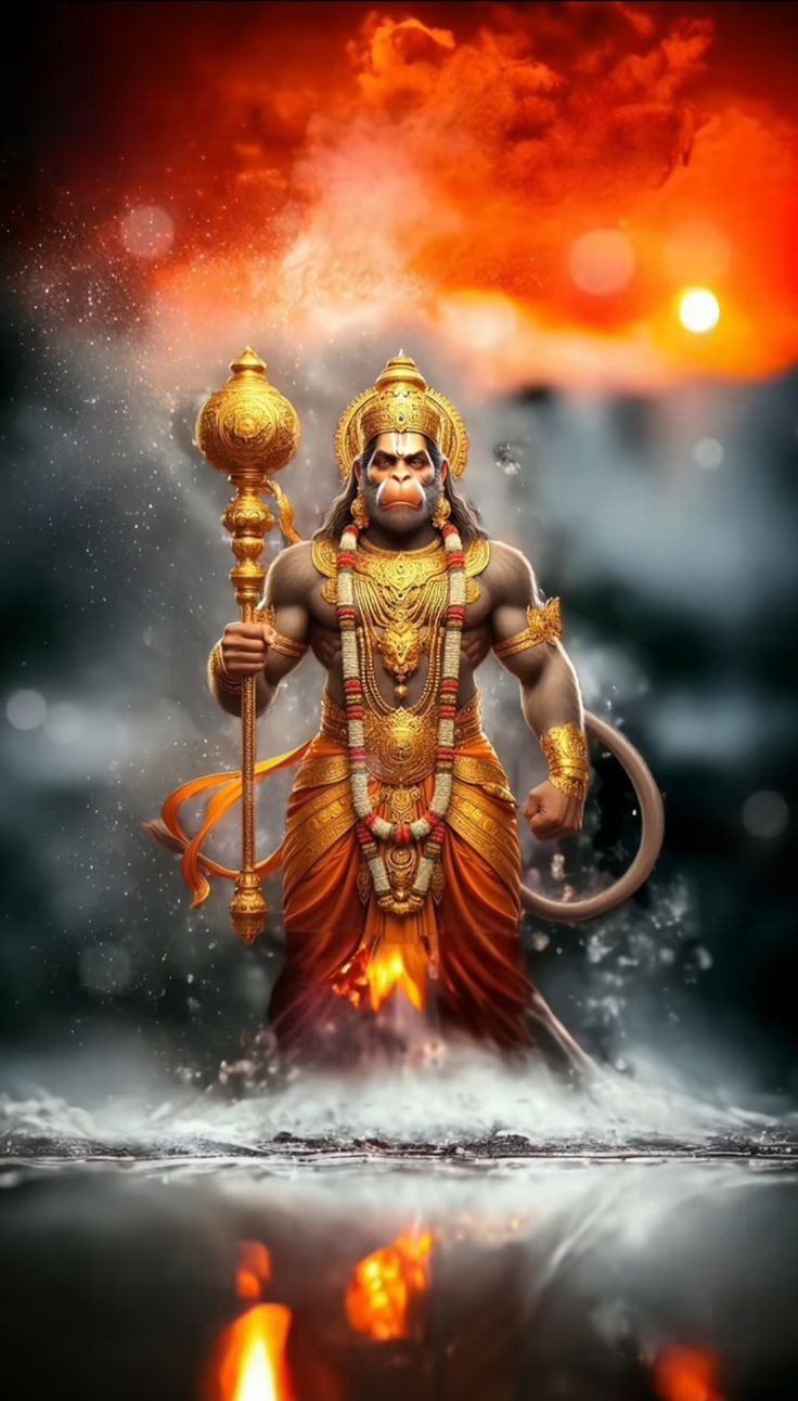 Hanuman Ji aesthetic wallpaper 1