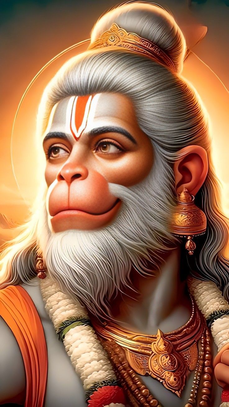 Hanuman Ji flying wallpaper