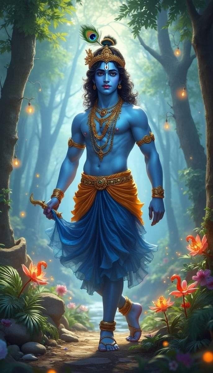 Krishna art wallpaper 1