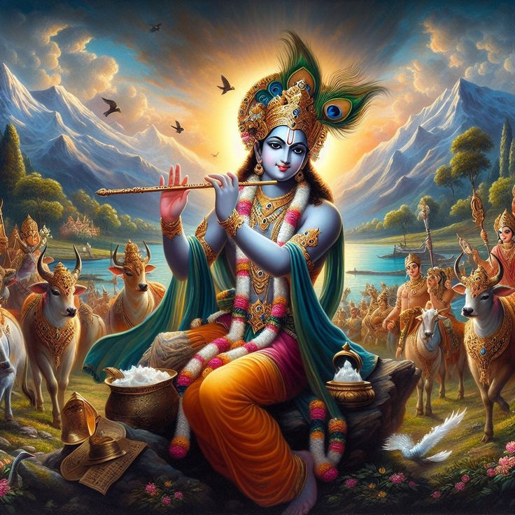 Krishna divine wallpaper 1