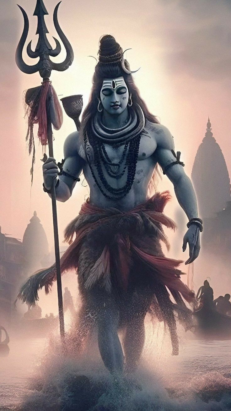 Shiva statue wallpaper 1