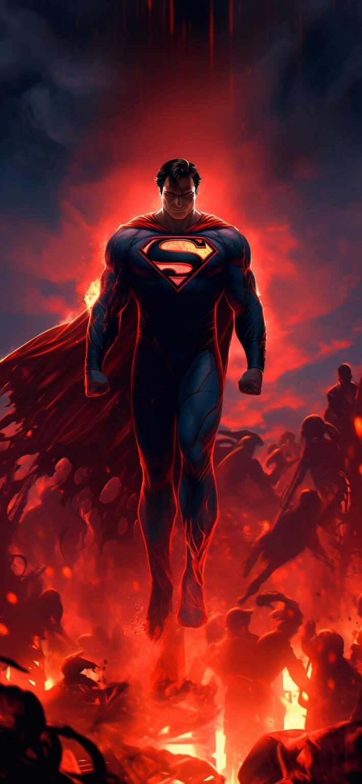 Superman dark theme wallpaper