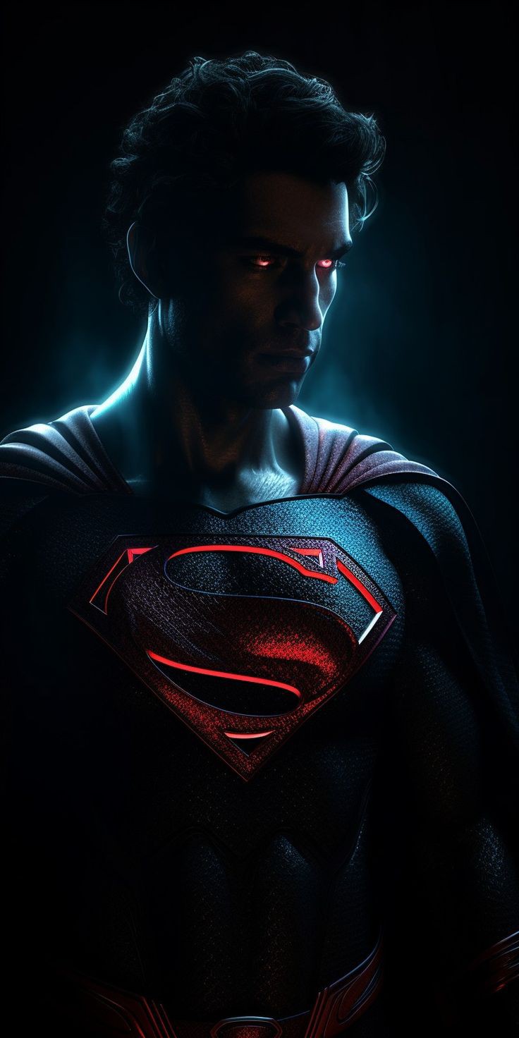 Superman dark theme wallpaper