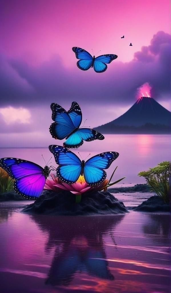 butterfly wallpaper 3D 1