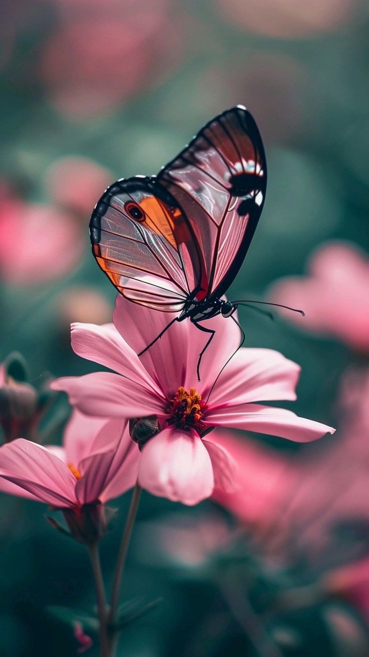 butterfly wallpaper blue 1