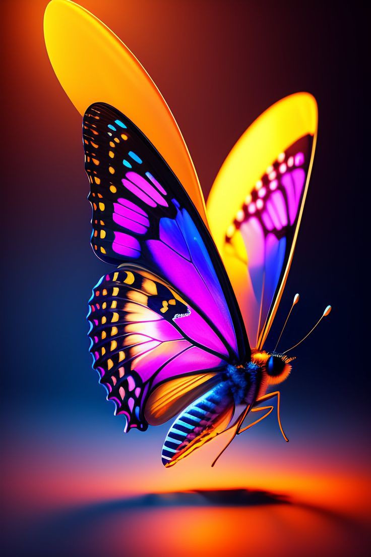 butterfly wallpaper with flowers 1