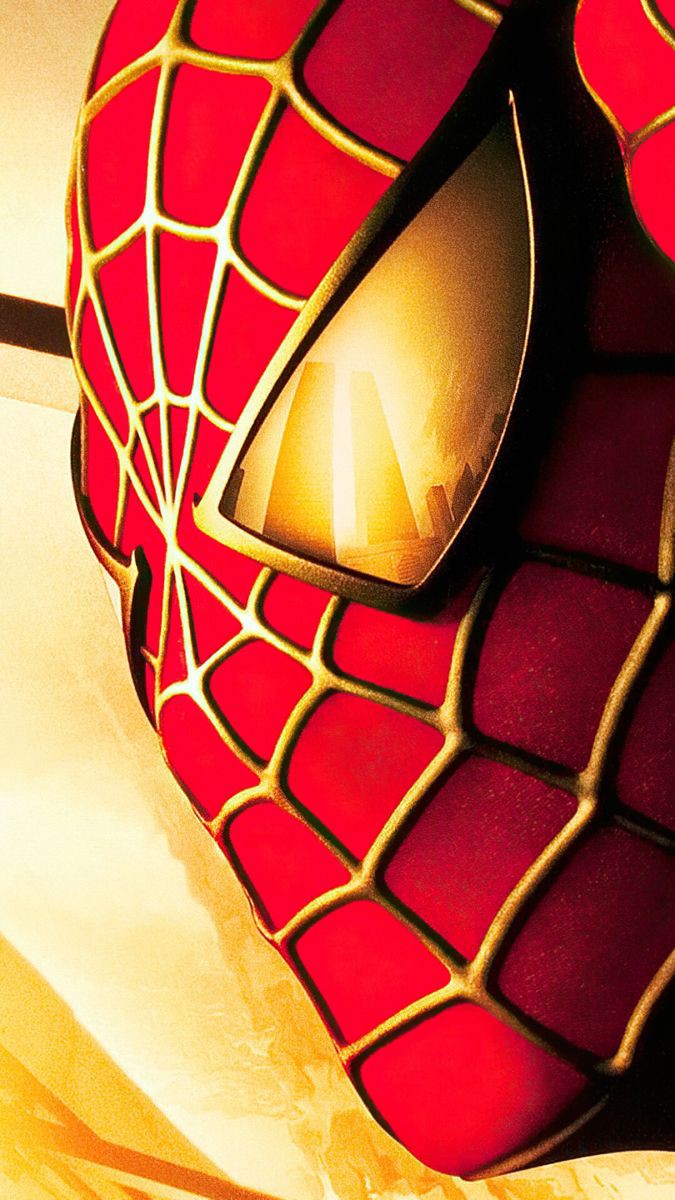 spiderman red and blue wallpaper 1