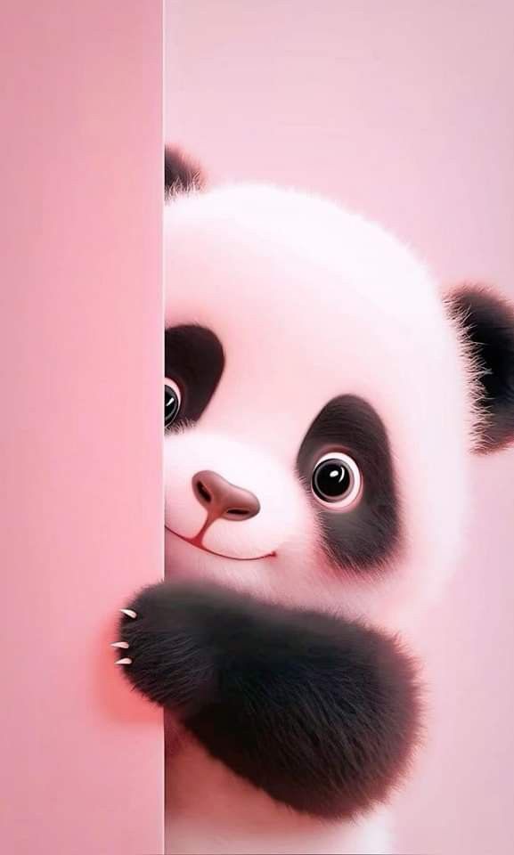 3D panda wallpaper