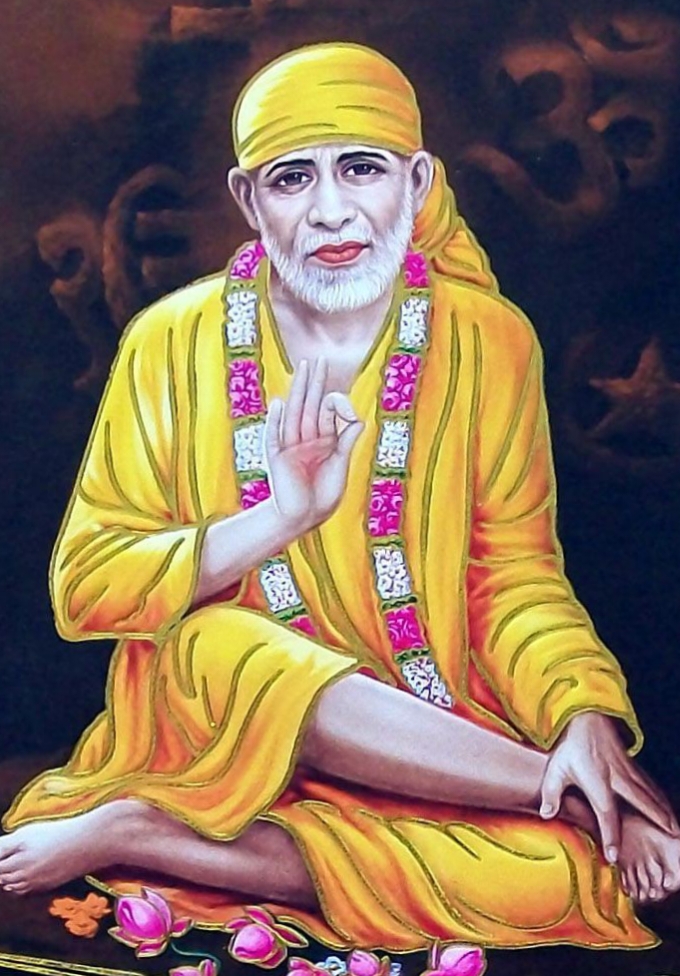 Sai Baba meditation wallpaper