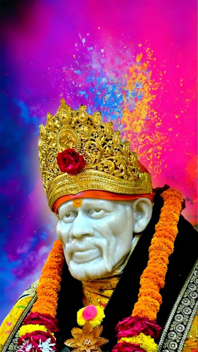 Sai Baba nature wallpaper