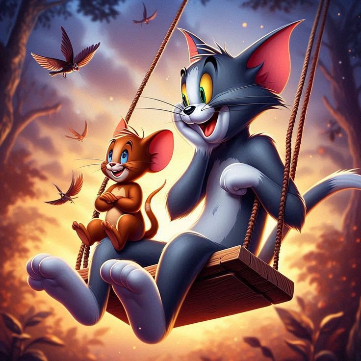 Tom and Jerry 4K wallpaper