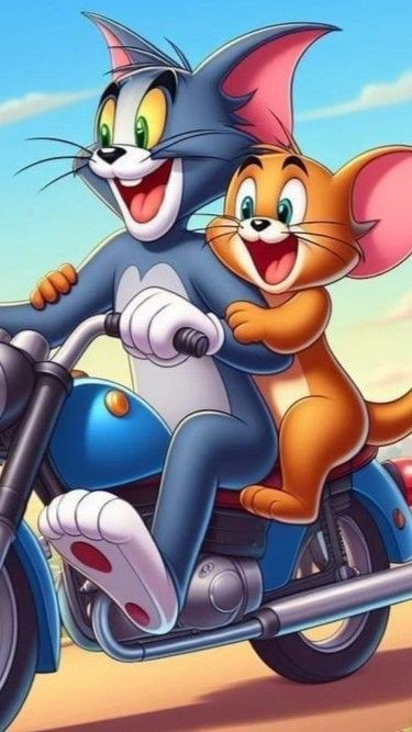 Tom and Jerry digital wallpaper 1