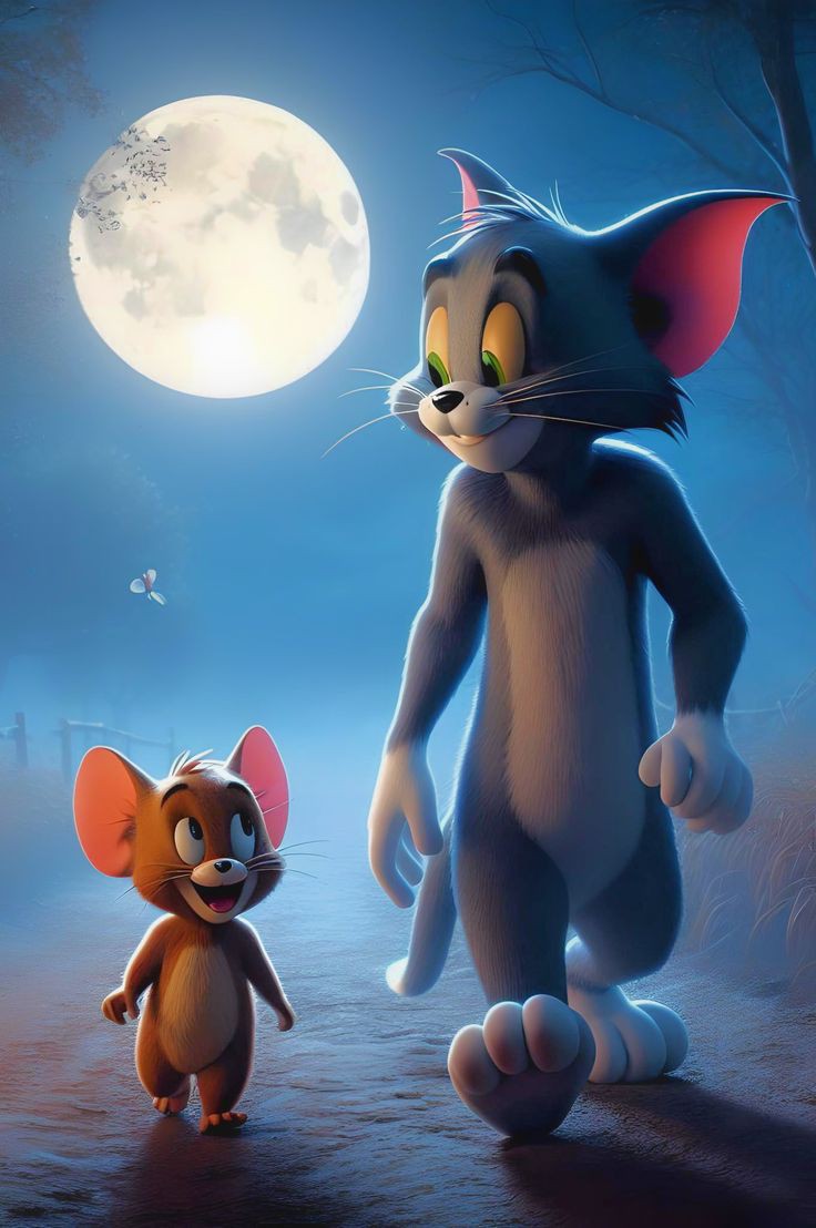 Tom and Jerry full HD wallpaper