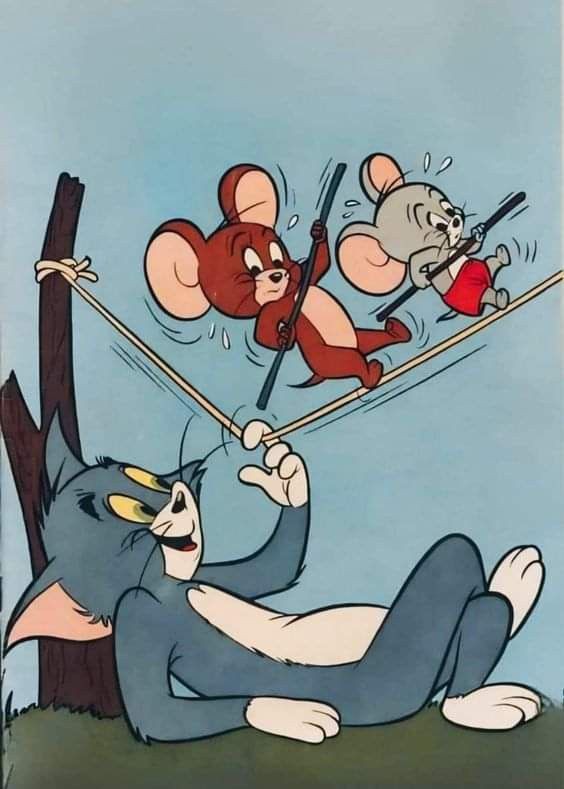 Tom and Jerry iconic wallpaper