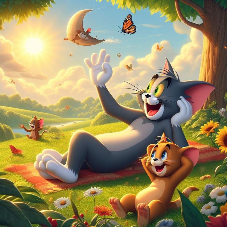 Tom and Jerry iconic wallpaper 1