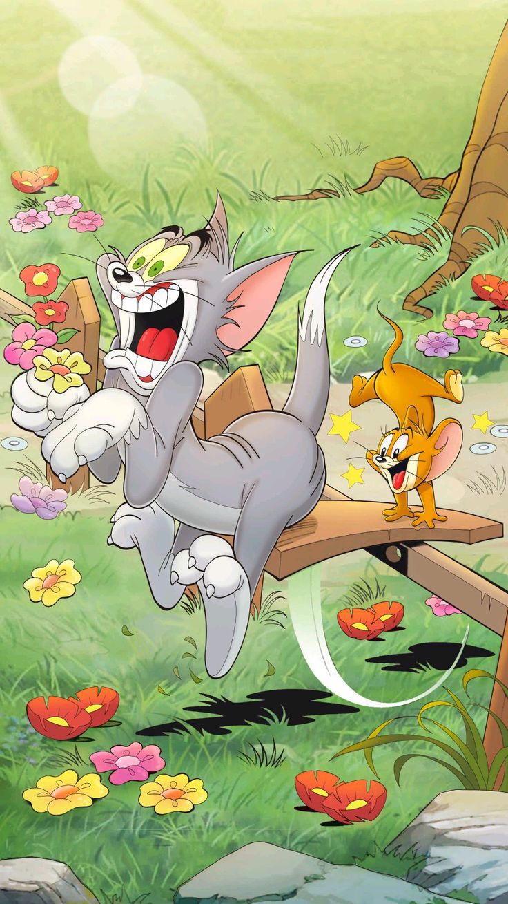 Tom and Jerry wallpaper for iPhone 1