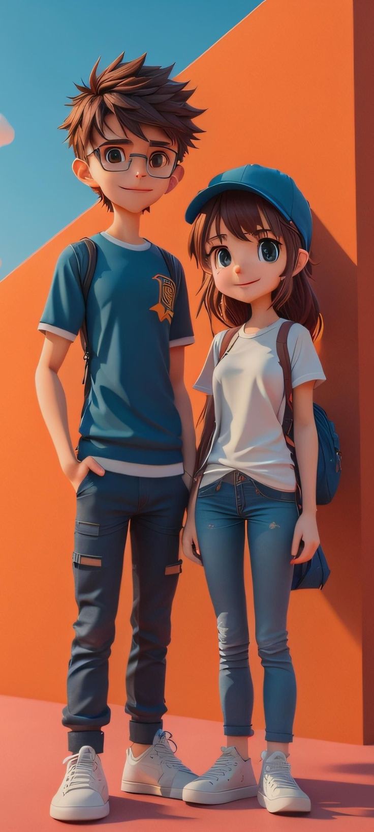 couple hugging wallpaper