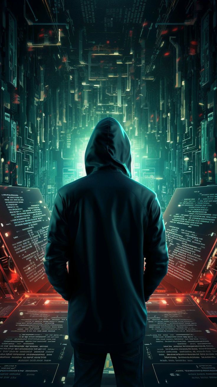 cyber hacker wallpaper