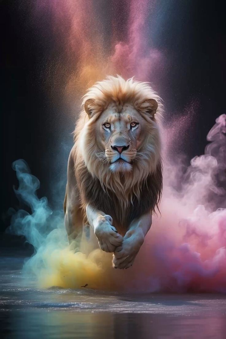 fierce lion wallpaper