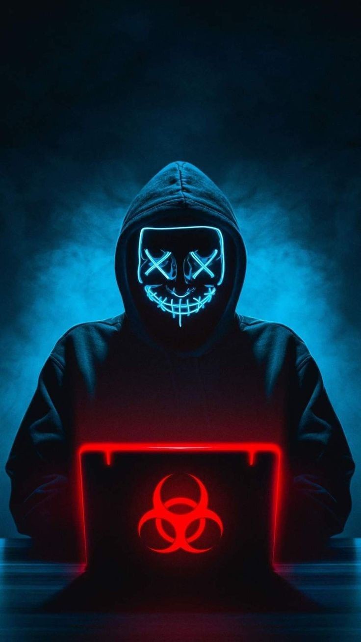 hacker mask wallpaper