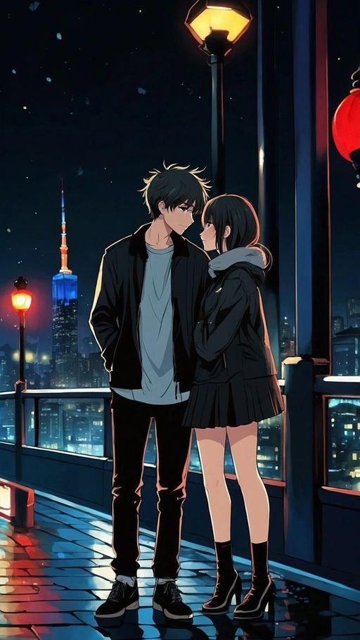 hand drawn couple wallpaper
