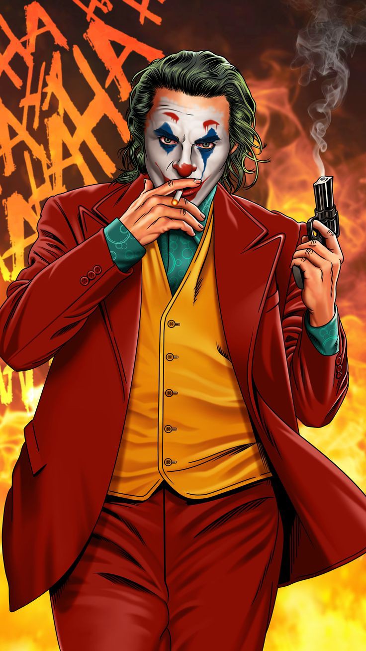 joker portrait wallpaper