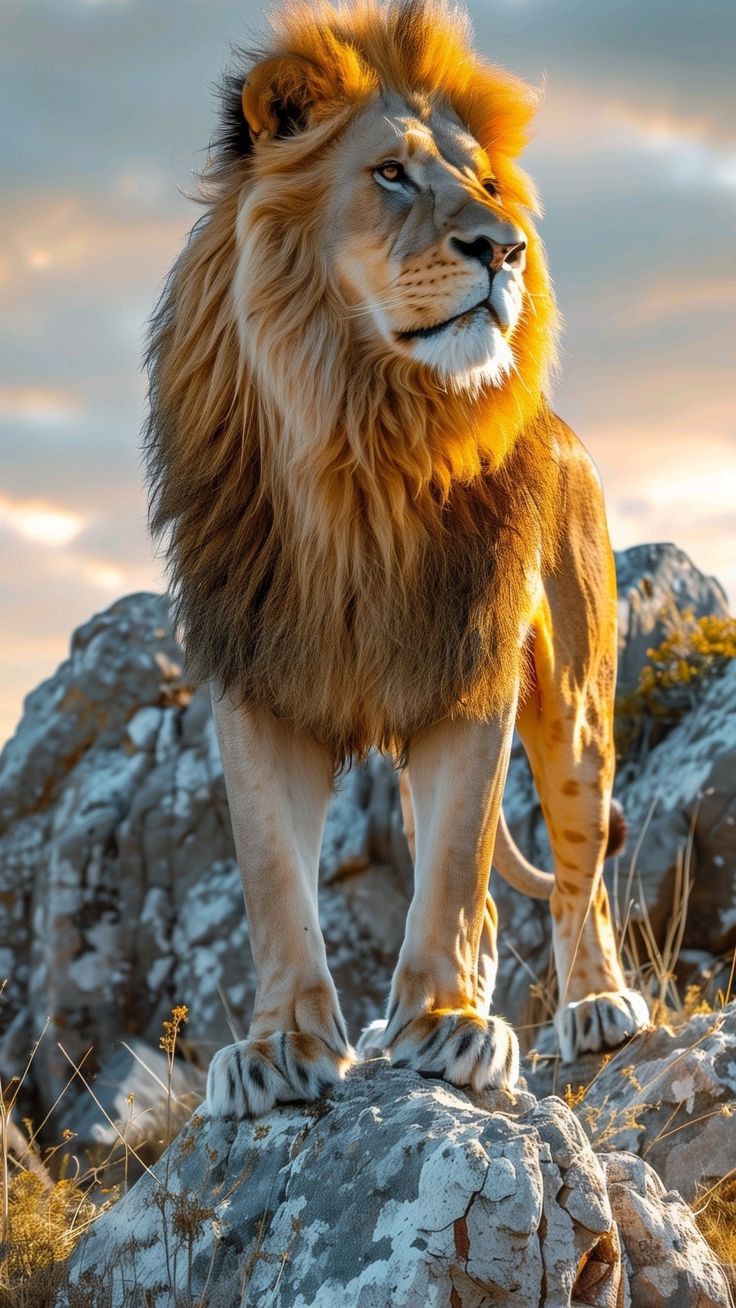 lion close up wallpaper