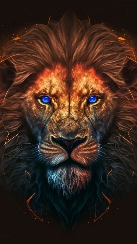 lion wallpaper 8k 1