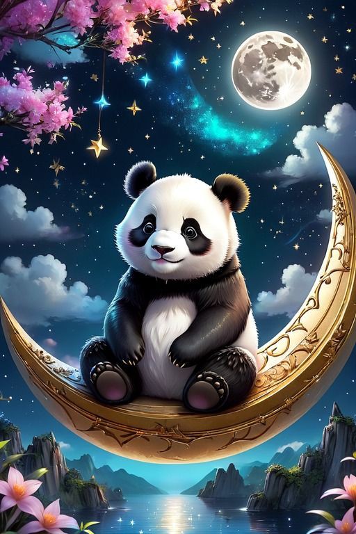 panda background HD