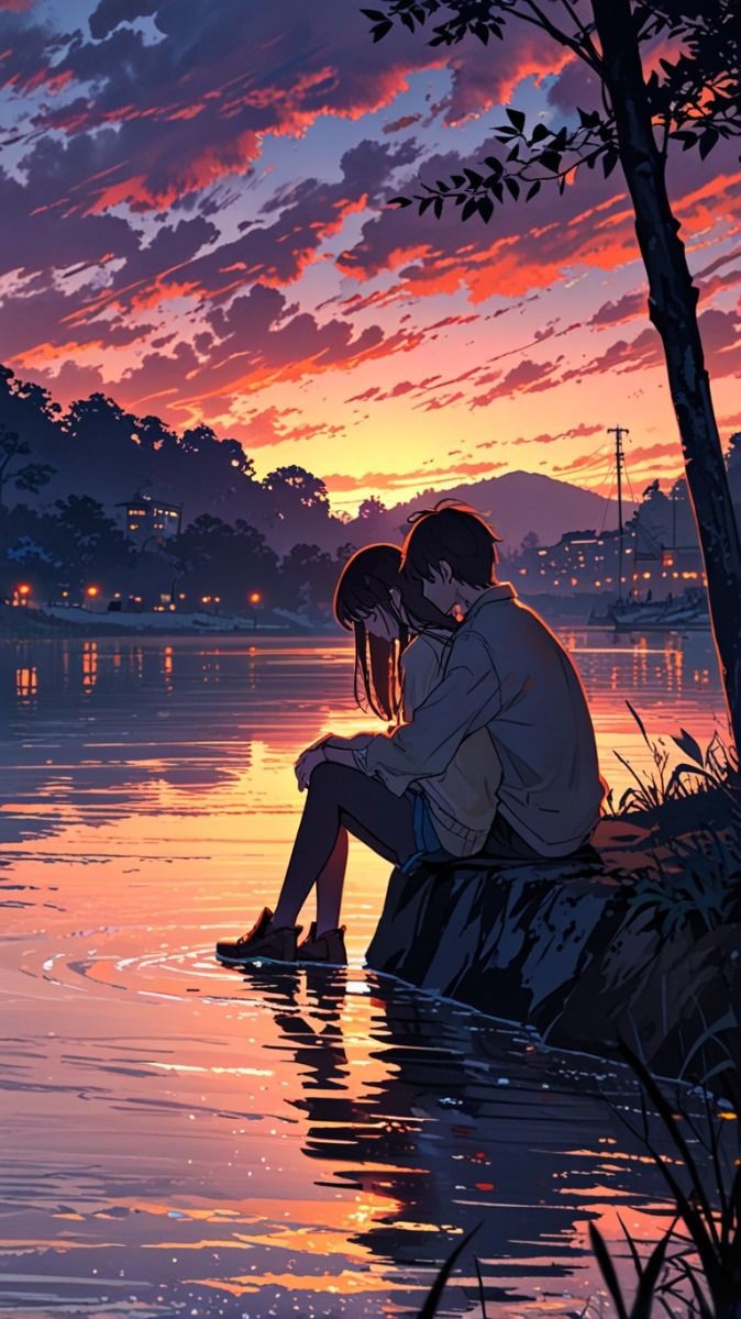 romantic couple wallpaper