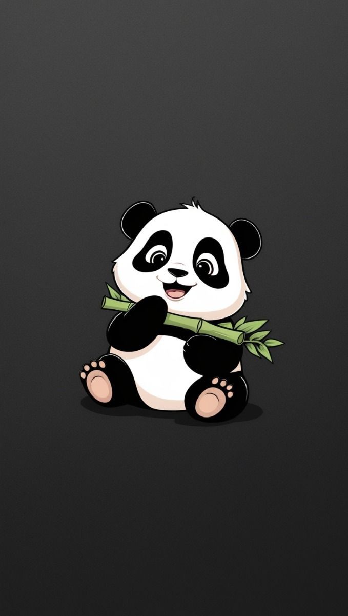 stylish panda wallpaper 1